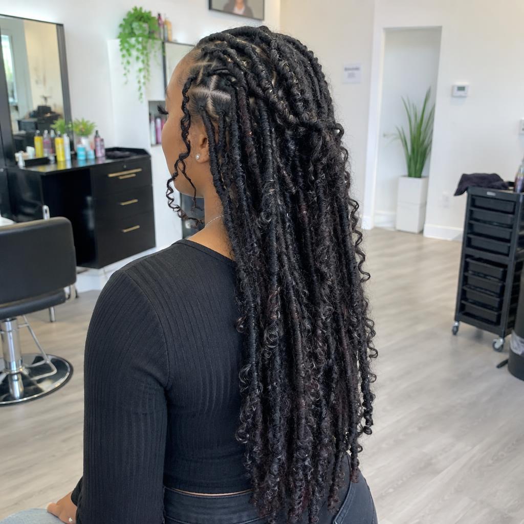 Butterfly Locs hairstyle by Blue